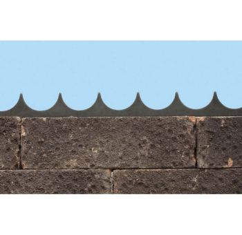 Bordure défensive acier-inox, pliée à visser